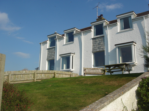  looking towards house from the garden Holidays Port Isaac Cornwall