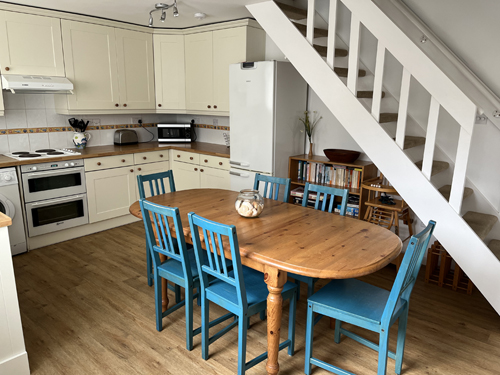 Spacious Kitchen at Overcliff Holidays Port Isaac Cornwall